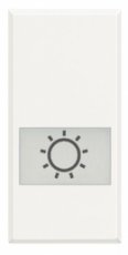 BTICINO HD4921LA  Axolute toets symbool lamp 1mod wit  EAN: 8012199985299   Op bestelling, geen terugname