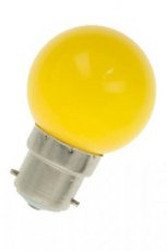 BAILEY 80100029722  LED Ball B22d G45 220-240V 1W Yellow Bul  EAN: 8714681297223   Op bestelling, geen terugname