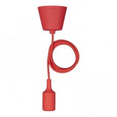 BAILEY 141584  Silicone Pendant E27 Red 1.5M  EAN: 8714681415849   Op bestelling, geen terugname