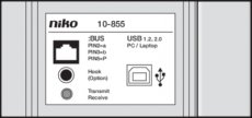 NIKO 10-855  NAC USB-INTERFACE  EAN: 5413736205284   Op bestelling, geen terugname