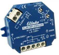 ELTAKO TLZ61NP230V  Inbouwtrappenlichtautomaat 1NO 10A  EAN: 4010312400791   Op bestelling, geen terugname