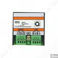 QBu INP02 QBus INP02  Input module (2x external - 0 Volt)  EAN: 0000000000000