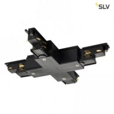 SLV Belgium 1002655  S-track DALI X-verbinder zwart  EAN: 4024163228718   Op bestelling, geen terugname