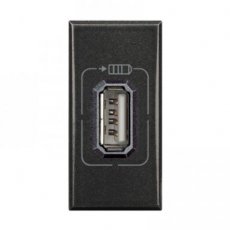 BTICINO HS4286C1  Axo USB-lader C-1.5A-1 mod  EAN: 8005543622087   Op bestelling, geen terugname