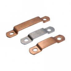 Eritech TAPC254  Two Hole Tape Strap, Copper, 25 x 3 mm T  EAN: 8711893024265   Op bestelling, geen terugname