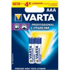 VARTA 6103.301.402  Batterij ULTRA LITHIUM AAA 1,5V (2)  EAN: 4008496680399   Op bestelling, geen terugname