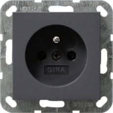 GIRA 048528  WCD aardpen + SH System 55 antraciet  EAN: 4010337485285
