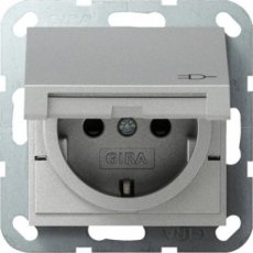GIRA 041426  WCD/RA KD + SH System 55 kl.alum.  EAN: 4010337414261   Op bestelling, geen terugname