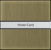 GIR 0140603 GIRA 0140603  Hotel-Card wissel (verl.) TK S55 brons  EAN: 4010337106159   Op bestelling, geen terugname