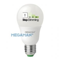 MEGAMAN MM05216  A60 LED E27 9,5W 2800K 3-step dimming  EAN: 4892657052169   Op bestelling, geen terugname