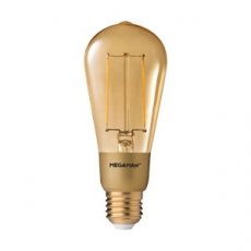 MEGAMAN MM05340  Classic Edison Gold LED 3W E27 2200K  EAN: 4892657053401   Op bestelling, geen terugname
